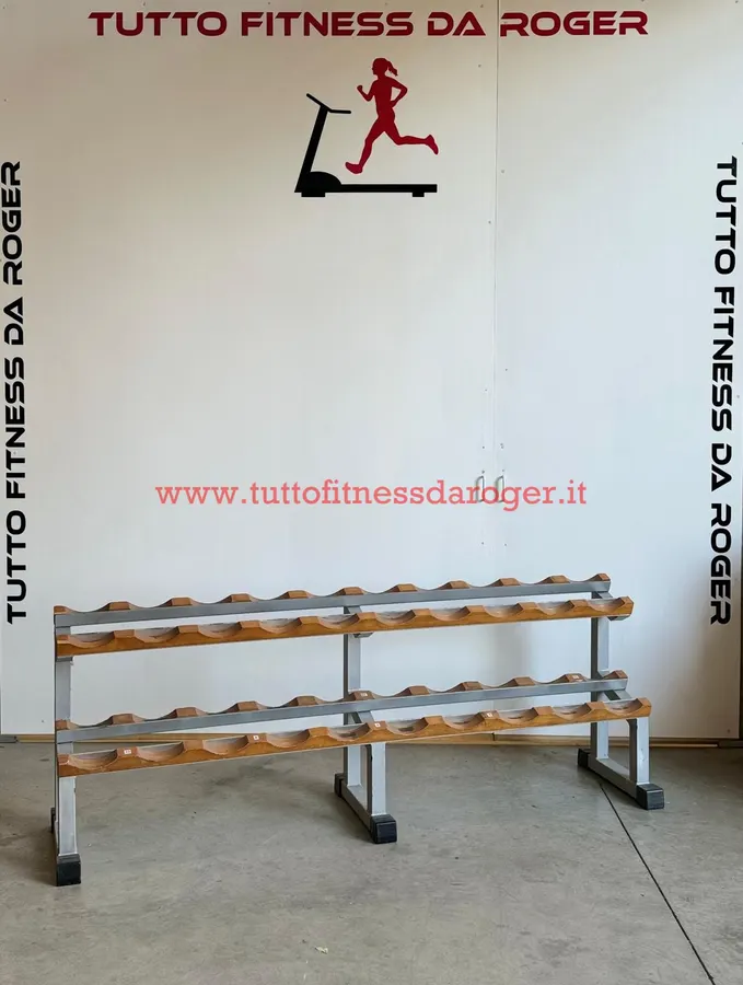 Rastrelliera porta manubri Technogym Linea Lux Rastrelliera porta manubri Technogym Linea Lux
